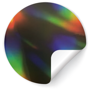 rainbow hologram polyester